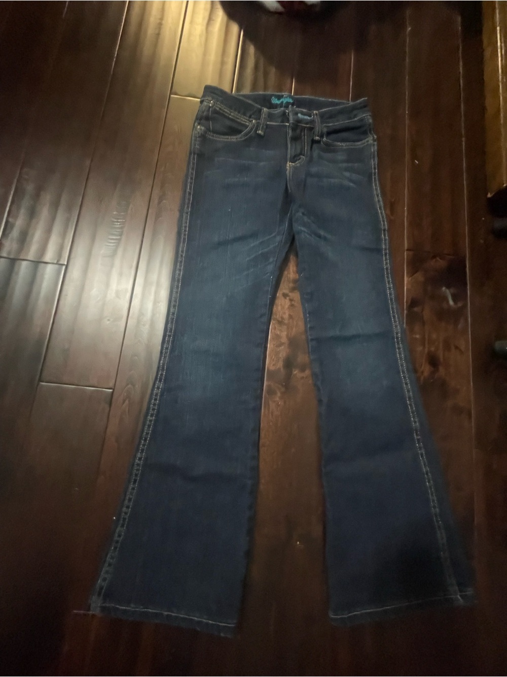 Wrangler Kids Dark Blue Bootcut Jeans